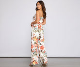 Atemberaubender, schöner Jumpsuit mit Blumenmuster